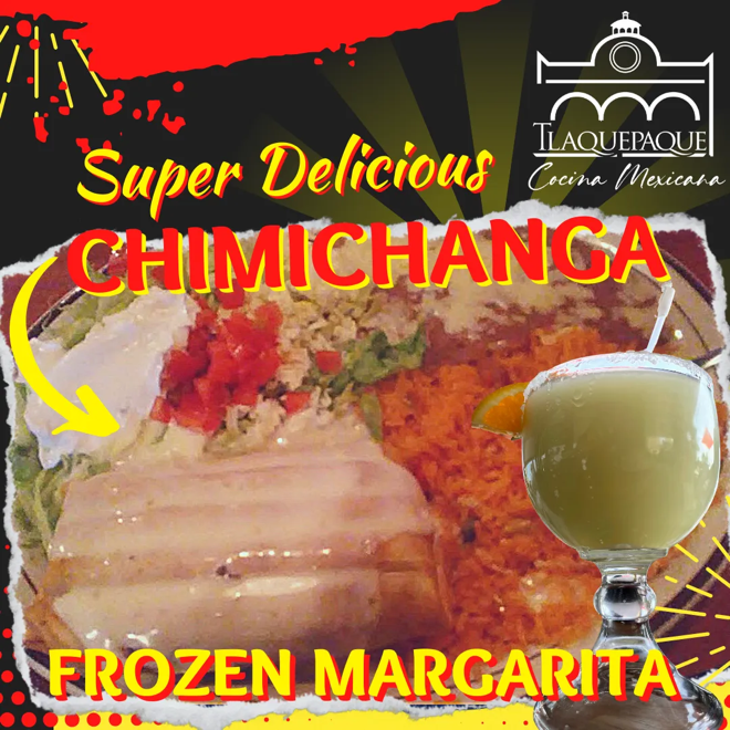 Chimichanga featured dish